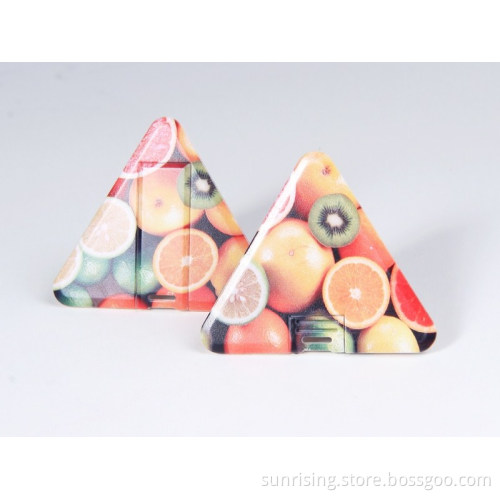 Triangle Shape Credit Card USB Flashd Drive